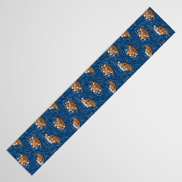 Tigers in the water Table Runner Gallery Image 3