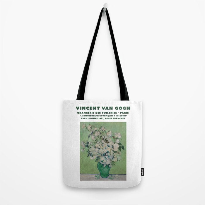 Roses by Vincent Van Gogh Tote Bag Gallery Image 2