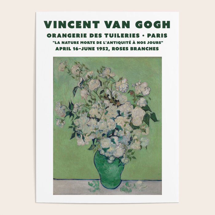 Roses by Vincent Van Gogh Poster Gallery Image 4