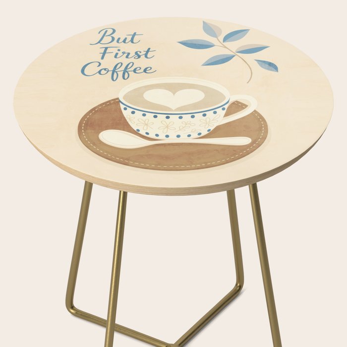 But First Coffee III Side Table Gallery Image 2