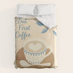 But First Coffee III Duvet Cover Gallery Image 6