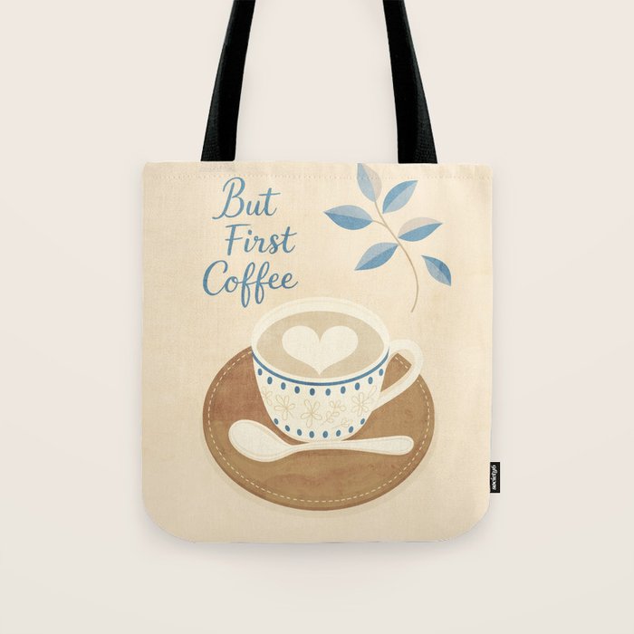 But First Coffee III Tote Bag Gallery Image 1