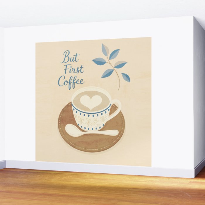 But First Coffee III Wall Mural Gallery Image 2