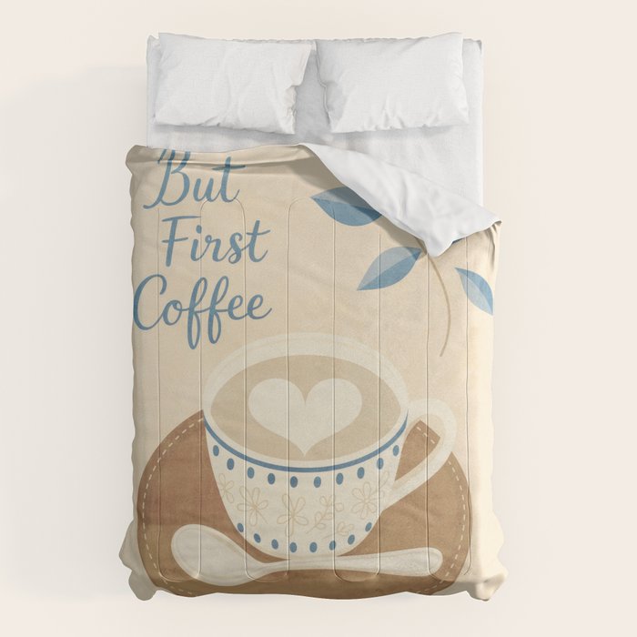 But First Coffee III Comforter Gallery Image 6