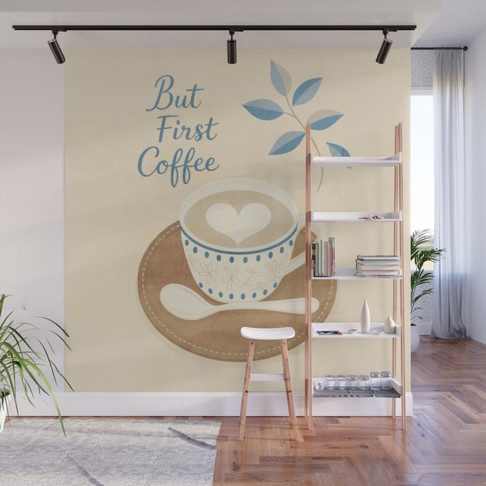 But First Coffee III Wall Mural Gallery Image 1