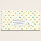 Pastel space pattern Desk Mat Gallery Image 1