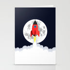 Rocket lift off Stationery Card Gallery Image 2
