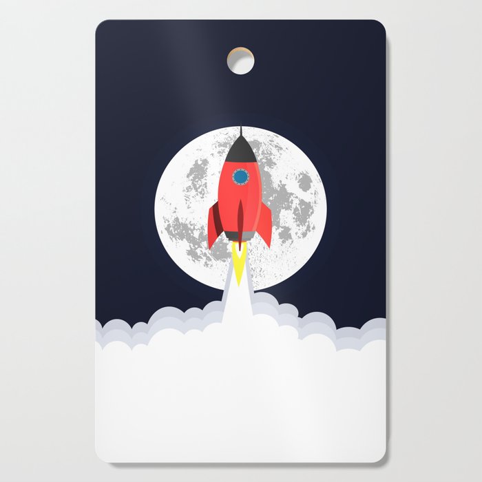 Rocket lift off Cutting Board Gallery Image 1