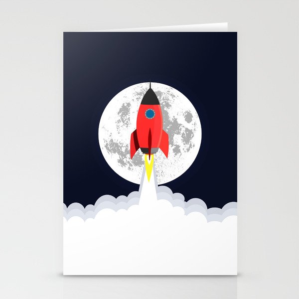 Rocket lift off Stationery Card Gallery Image 1