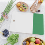    Color Block Green and White Cutting Board Gallery Image 2