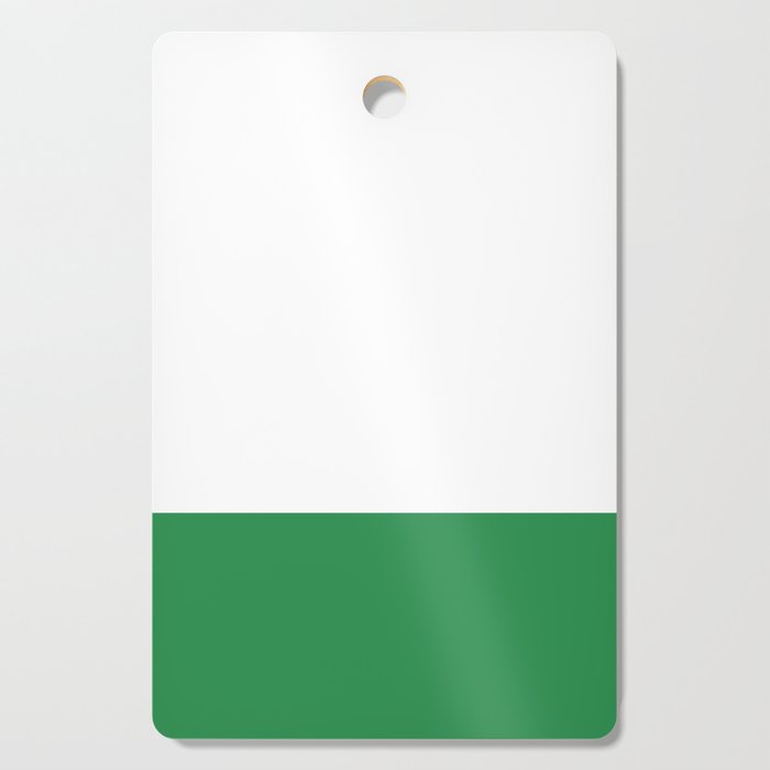    Color Block Green and White Cutting Board Gallery Image 1