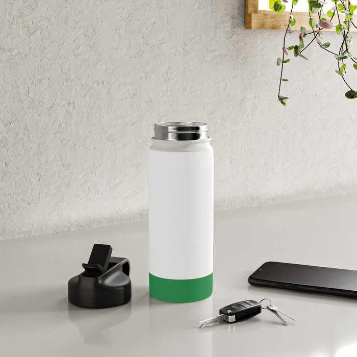    Color Block Green and White Water Bottle Gallery Image 4