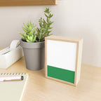    Color Block Green and White Mini Art Print Gallery Image 2