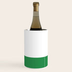    Color Block Green and White Wine Chiller Gallery Image 3