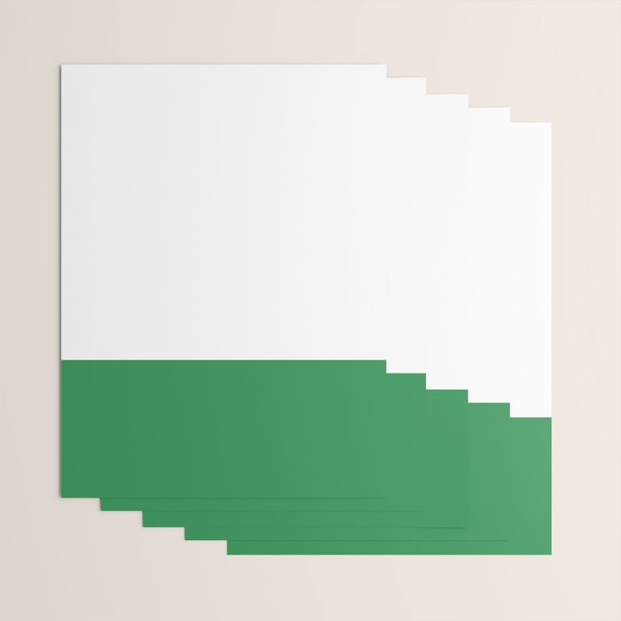    Color Block Green and White Wrapping Paper Gallery Image 3