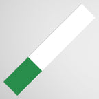    Color Block Green and White Table Runner Gallery Image 3