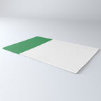    Color Block Green and White Rug Gallery Image 3