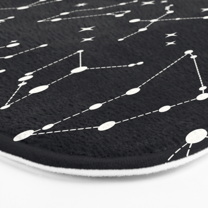 Night Sky, Constellation & Stars Bath Mat Gallery Image 3