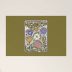 Washington Wildflowers Welcome Mat Gallery Image 1