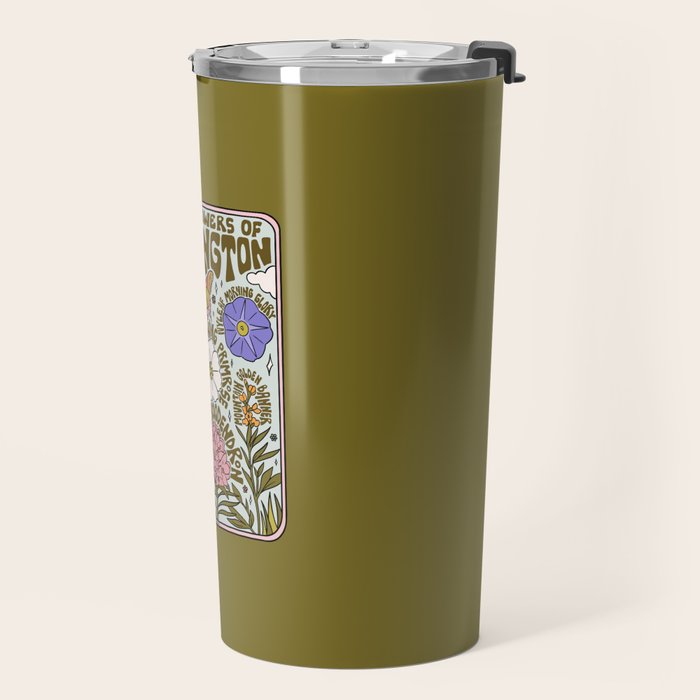 Washington Wildflowers Travel Mug Gallery Image 2