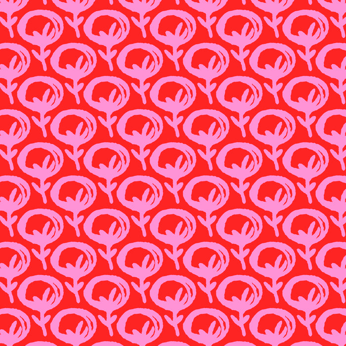 Vibrant Pop Roses Preppy Pink and Red Pattern Coffee Mug Gallery Image 2