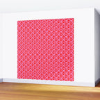 Vibrant Pop Roses Preppy Pink and Red Pattern Wall Mural Gallery Image 2