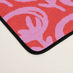 Vibrant Pop Roses Preppy Pink and Red Pattern Desk Mat Gallery Image 4