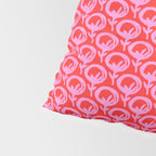 Vibrant Pop Roses Preppy Pink and Red Pattern Pillow Sham Gallery Image 4