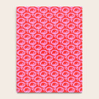 Vibrant Pop Roses Preppy Pink and Red Pattern Notebook Gallery Image 4