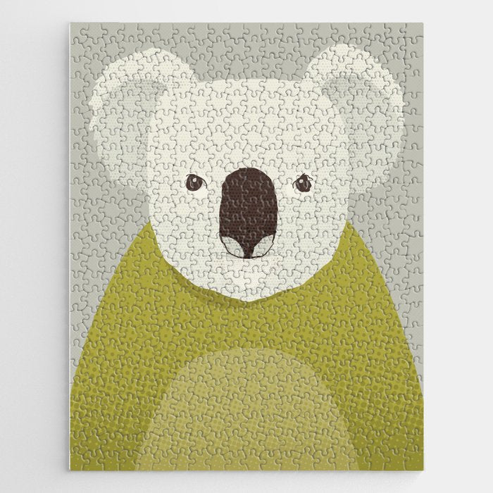 Whimsy Koala, Animal Portrait Jigsaw Puzzle Gallery Image 1