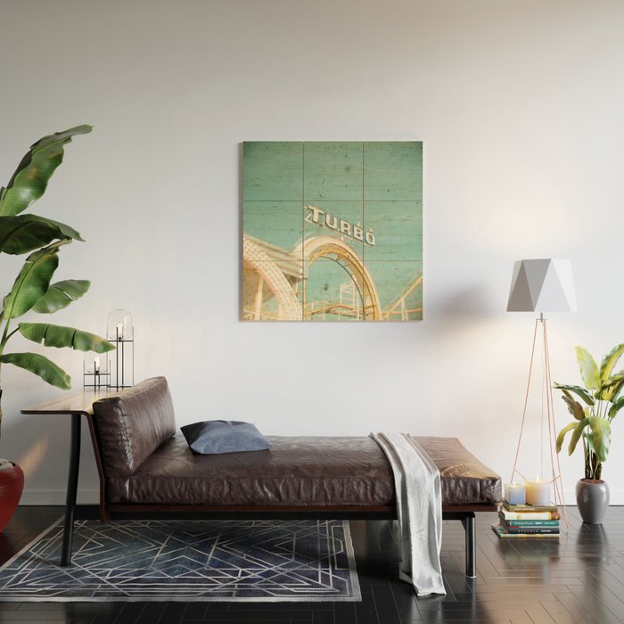 Roller Coaster Wood Wall Art Gallery Image 2