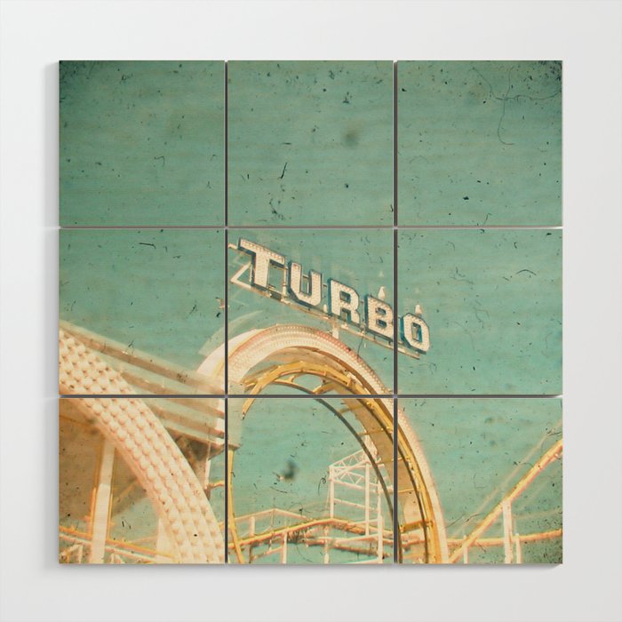 Roller Coaster Wood Wall Art Gallery Image 1