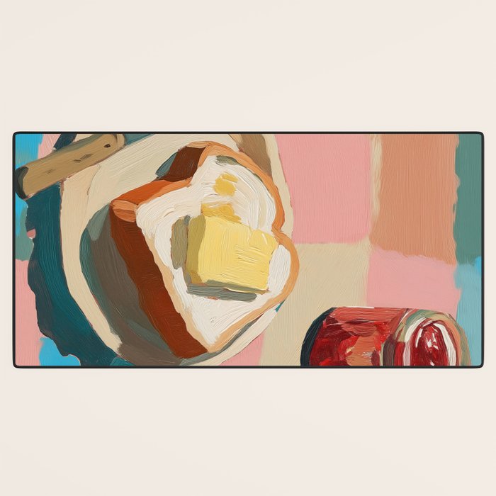 Morning Toast Desk Mat Gallery Image 3