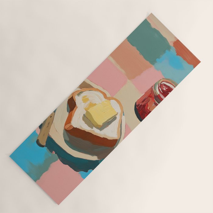 Morning Toast Yoga Mat Gallery Image 1