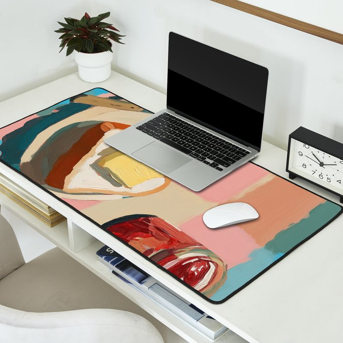 Morning Toast Desk Mat Gallery Image 2