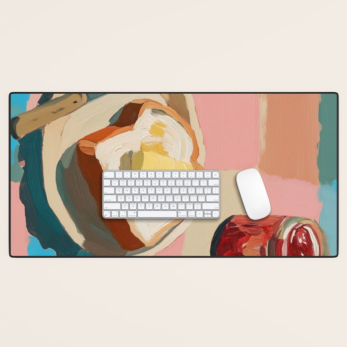 Morning Toast Desk Mat Gallery Image 1