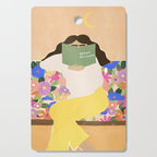 No Rain No Flowers Cutting Board Gallery Image 1