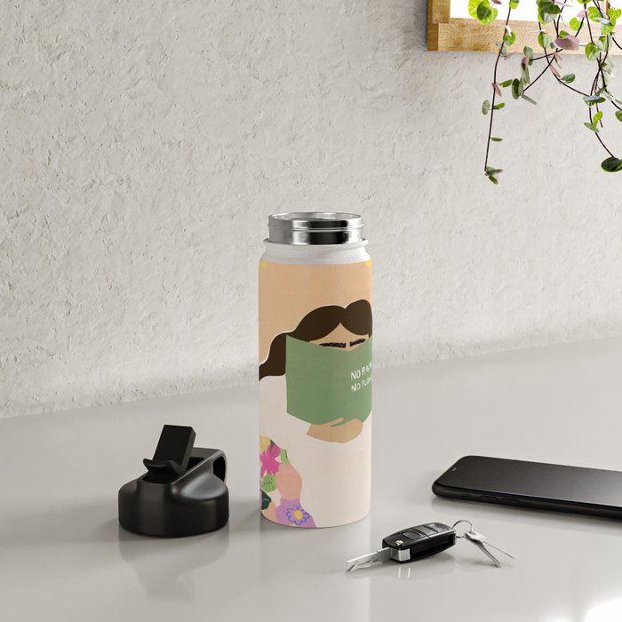 No Rain No Flowers Water Bottle Gallery Image 4
