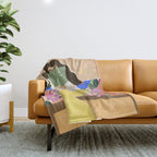 No Rain No Flowers Throw Blanket Gallery Image 1