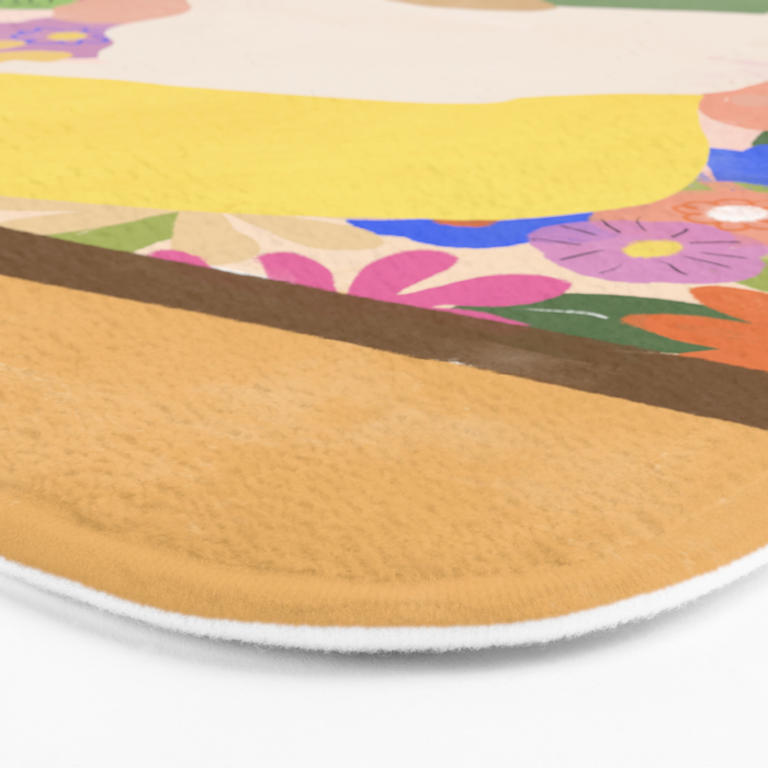No Rain No Flowers Bath Mat Gallery Image 3