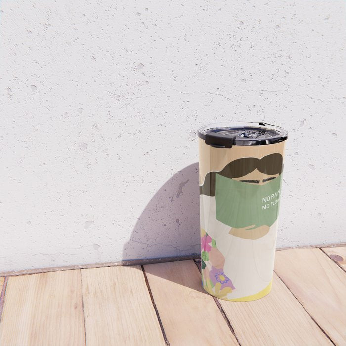 No Rain No Flowers Travel Mug Gallery Image 4