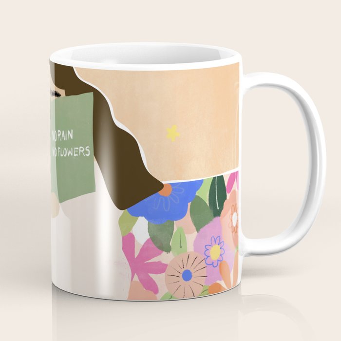 No Rain No Flowers Coffee Mug Gallery Image 1