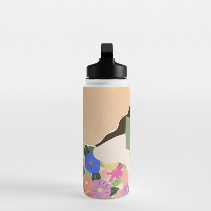 No Rain No Flowers Water Bottle Gallery Image 3