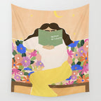 No Rain No Flowers Wall Tapestry Gallery Image 4