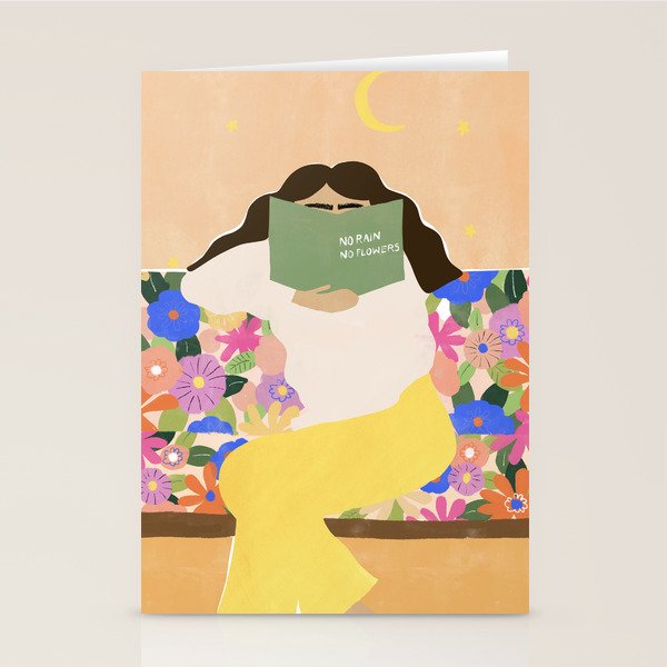 No Rain No Flowers Stationery Card Gallery Image 2