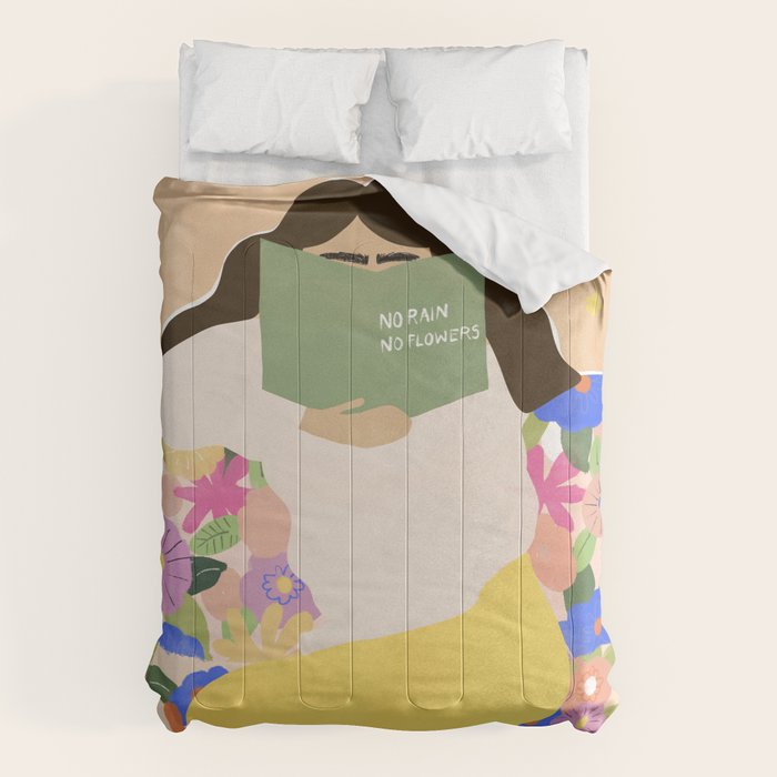 No Rain No Flowers Comforter Gallery Image 1