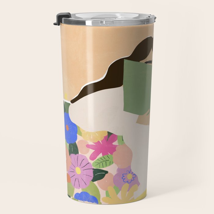 No Rain No Flowers Travel Mug Gallery Image 3