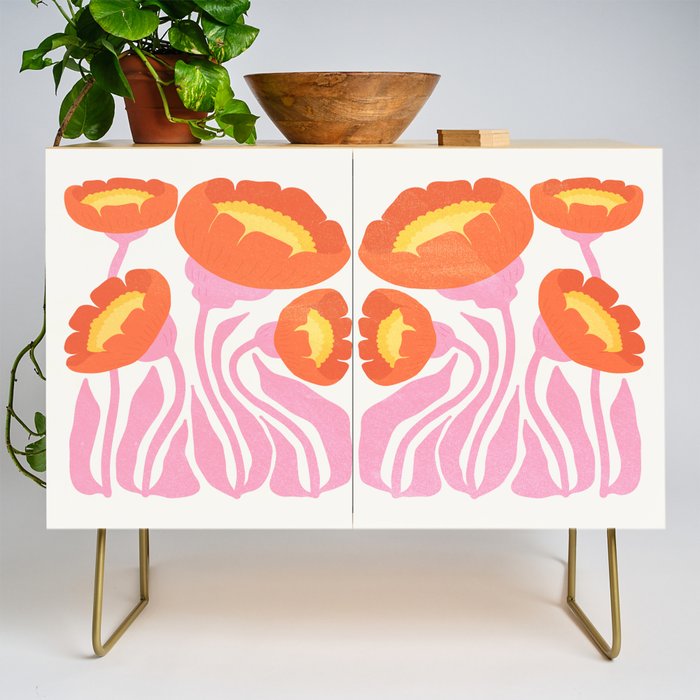Coral Cosmos: Les Fleurs | Flower Market 05 | Spring Summer 23 Credenza Gallery Image 1