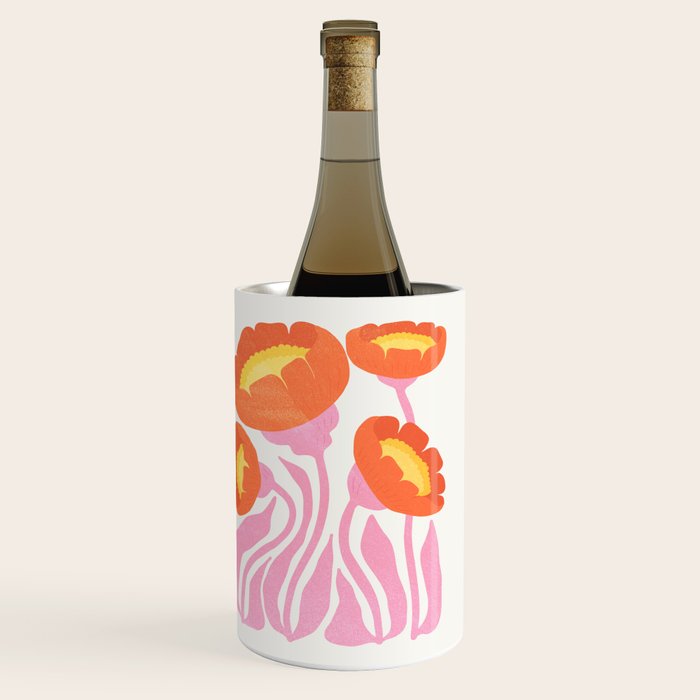 Coral Cosmos: Les Fleurs | Flower Market 05 | Spring Summer 23 Wine Chiller Gallery Image 3
