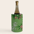 Chinoiserie Magpie Peony Garden Summer Green Wine Chiller Gallery Image 2